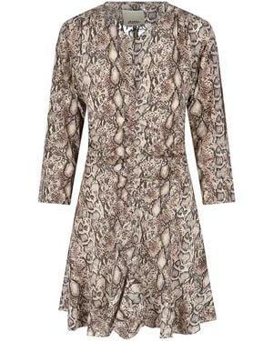 Isabel Marant Midi Chemisier Dress - Natural
