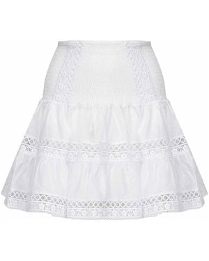 Charo Ruiz Hortens Mini Skirt - White