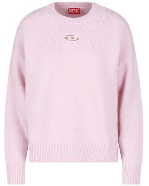 DIESEL Wool And Alpaca Sweater - Pink