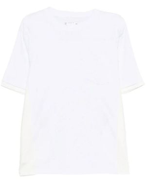 Sacai Light Weight Denim X Cotton Shirt - White