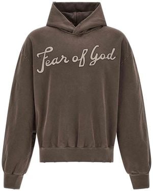 Fear Of God 26 Classic Half Raglan Hoodie - Grey