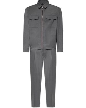 Santaniello Vestito Coordinato - Grigio