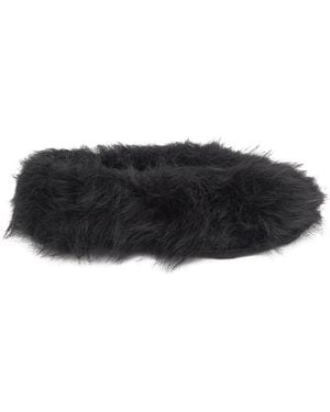 Moschino Furry Ballerina - Black