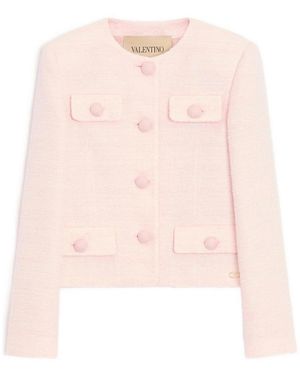 Valentino Tweed Jacket - Pink