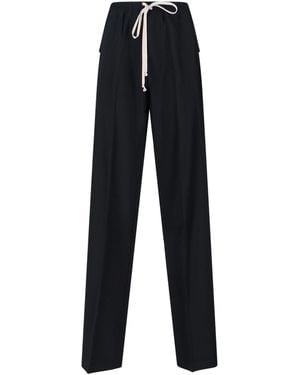 Rick Owens Pantalones Deportivos - Negro