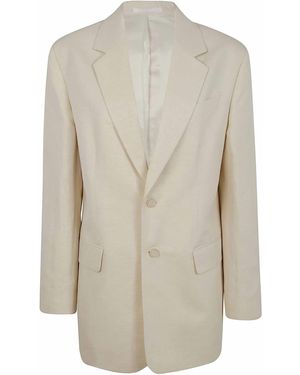 Filippa K Davina Cotton Linen Blazer - White