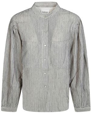 Isabel Marant Selvia Shirt - Grey