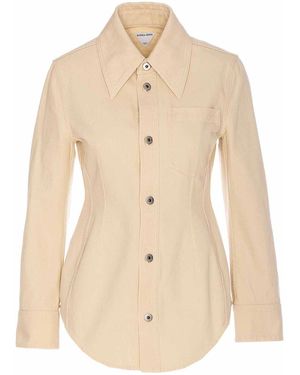 Bottega Veneta Coulured Denim Shirt - Natural