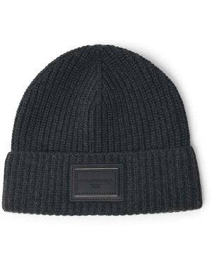 Dolce & Gabbana Cashmere Beanie - Black