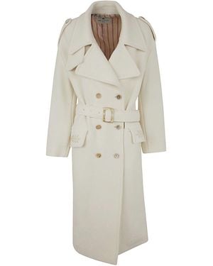 Etro Oversize Trench Coat - White