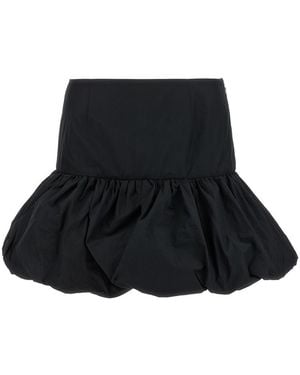ROTATE BIRGER CHRISTENSEN Mini Balloon Skirt - Black