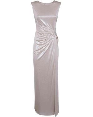 Ralph Lauren Ilianne Sleeveless Gown - Gray
