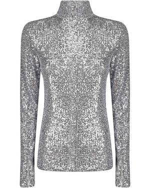 Rabanne High Neck Pullover - Grey