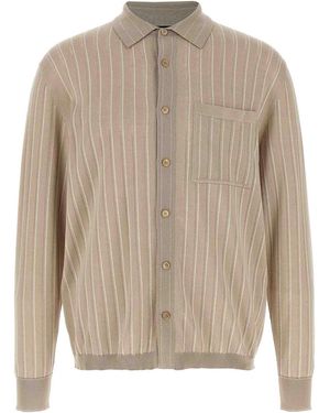 Brioni Knitted Shirt - Natural