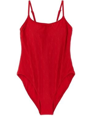 Polo Ralph Lauren 'Kennedy' One-Piece Swimsuit - Red
