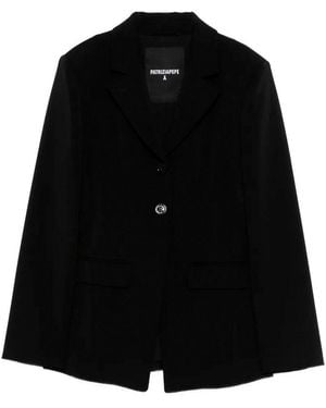 Patrizia Pepe Slim Tailored Blazer - Black