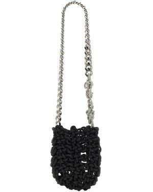 Kara Knot Shoulder Bag - White