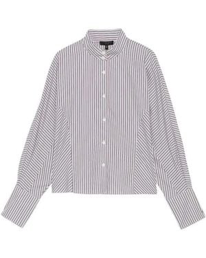 Rag & Bone Shirt Stripe - White
