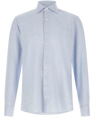 Borriello Marechiaro Collar Shirt - Blue