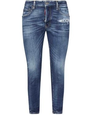 DSquared² Distressed Skater Jeans - Blue