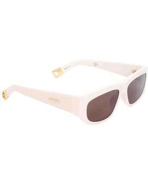 Jacquemus Pilota Sunglasses - Natural