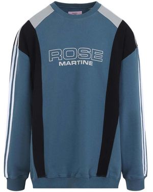 Martine Rose Paneled Sweatshirt - Blue