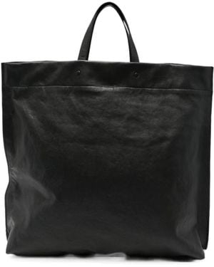Lihann George Matti Leather Tote Bag - Black