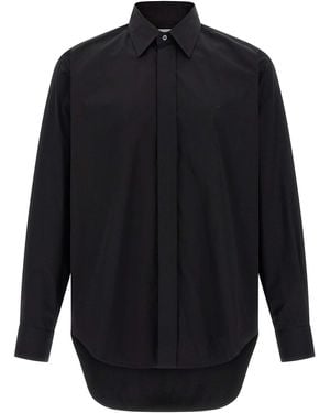 McQueen Logo Embroidery Shirt - Blue