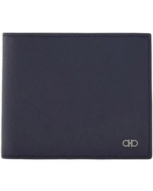 Ferragamo Micro Gancio Wallet - Blue