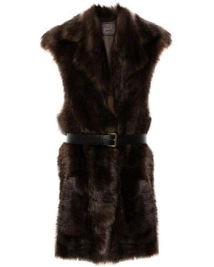 Prada Fur Gilet - Black