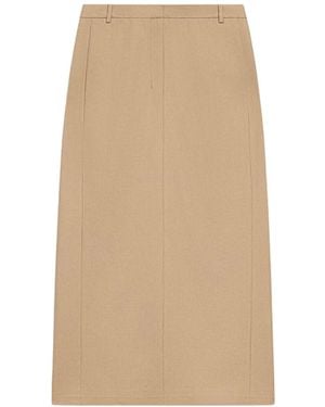 Theory Maxi Trouser Skirt - Natural