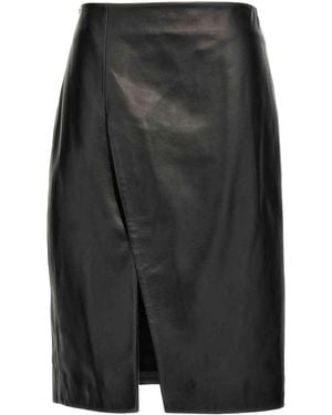 Loulou de Saison Falda Semilarga - Negro