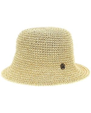 Maison Michel Pablo Hat - Metallic