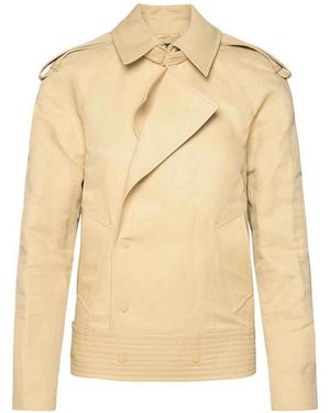 Burberry Paper-Fibre Blend Jacket - Natural