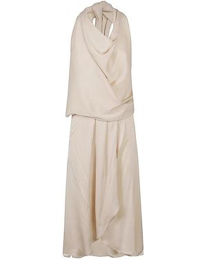 Silk95five Worth Ave Silk Short Dress - Natural