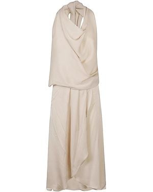 Silk95five Worth Ave Silk Short Dress - Natural