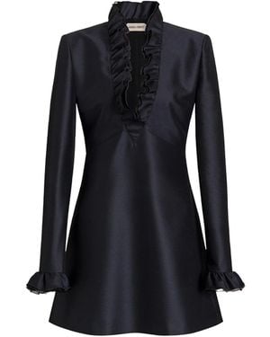 Alberta Ferretti Abito Con Scollo A V - Nero