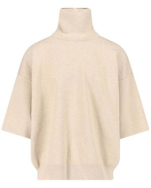 Fear Of God High Neck Jumper - Natural