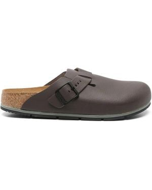 Birkenstock Boston 20 Pro Leather Slippers - Brown