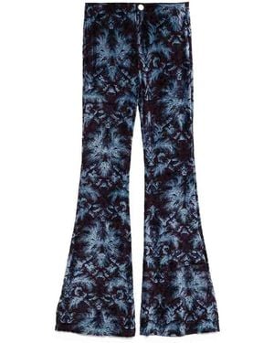 Etro Printed Trouses - Blue