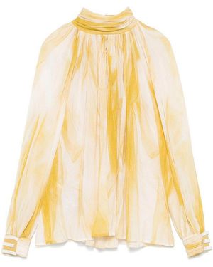 Elisabetta Franchi And Mustard Blouse - Yellow