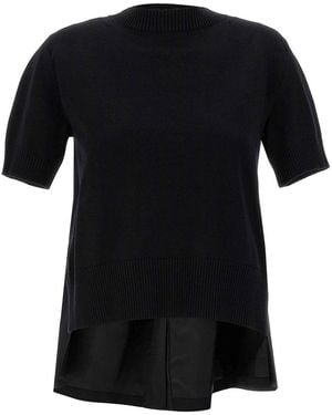 Sacai Patchwork Jumper - Black