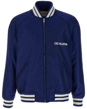 Valentino Garavani Bomber Jacket - Blue