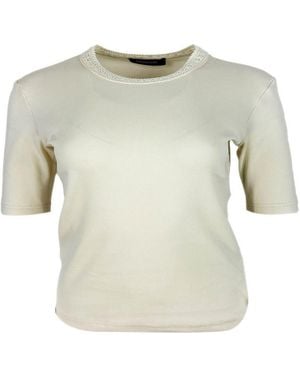 Fabiana Filippi T-Shirts And Polos 94Co 6Ea - Natural