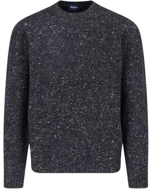Drumohr Virgin Wool And Cashmere Sweater - Gray