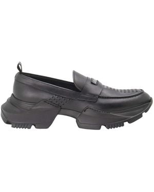 Les Hommes Maxi Logo Loafer - Grey