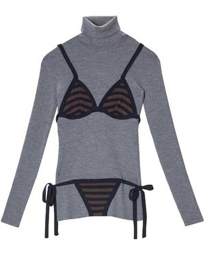 Moschino Bikini Shirt - Grey