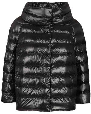 Herno Aminta Puff Coat - Black