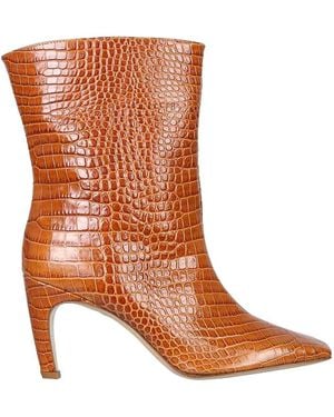 Gia Borghini "Atena" Boots - Brown