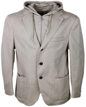 Eleventy Jackets 57Se 34Co 9Pa - Grey